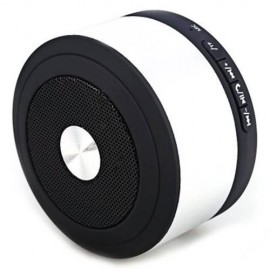 N8S PORTABLE MINI HANDS-FREE WIRELESS BLUETOOTH SPEAKER WITH TF CARD SLOT AUX INPUT (WHITE