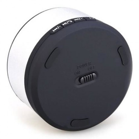 N8S PORTABLE MINI HANDS-FREE WIRELESS BLUETOOTH SPEAKER WITH TF CARD SLOT AUX INPUT (WHITE