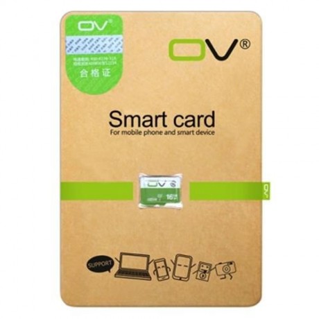 OV 16G MICRO SDHC MEMORY CARD CLASS 10 UHS-1 SHOCK-POOF FOR PHONE / TABLET / CAR DVR (GREE