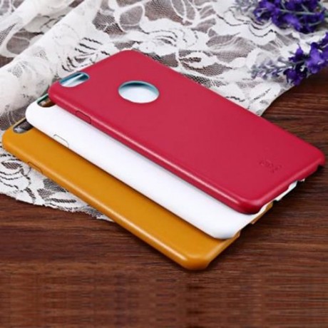 BASEUS ULTRATHIN SLIM LEATHER PROTECTIVE CASE FOR IPHONE 6 PLUS / 6S PLUS (BROWN)