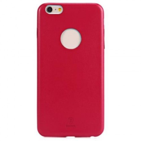 BASEUS ULTRATHIN SLIM LEATHER PROTECTIVE CASE FOR IPHONE 6 PLUS / 6S PLUS (RED)