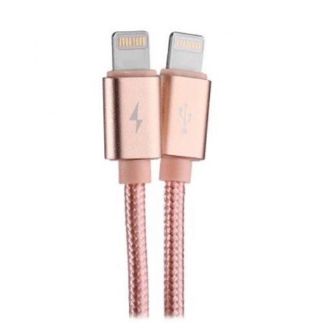 BASEUS PORTMAN SERIES 1.2M CHARGER CORD 8 PIN USB DATA CABLE (ROSE GOLD)