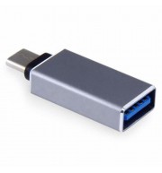 BASEUS SHARP SERIES ALUMINUM ALLOY USB 3.1 STANDARD TYPE - C USB 3.0  ADAPTER (GRAY)