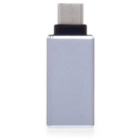 BASEUS SHARP SERIES ALUMINUM ALLOY USB 3.1 STANDARD TYPE - C USB 3.0  ADAPTER (GRAY)