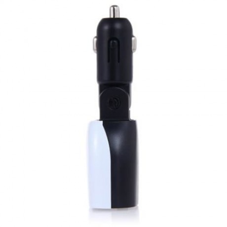 BASEUS 2 PORTS 2.1A   1A DUAL USB CAR CHARGER (WHITE AND BLACK)