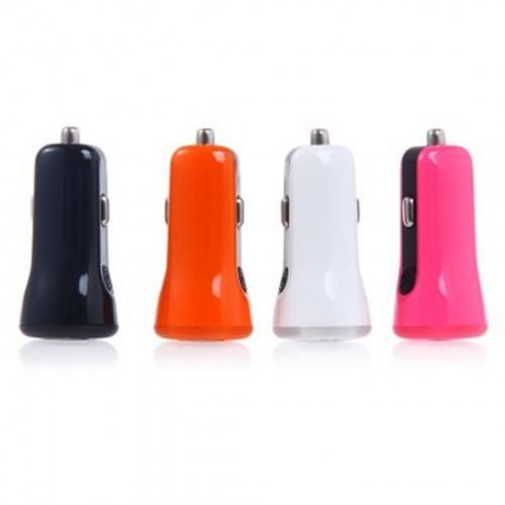 BASEUS 2 PORTS 2.1A   1A DUAL USB CAR CHARGER (ROSE)