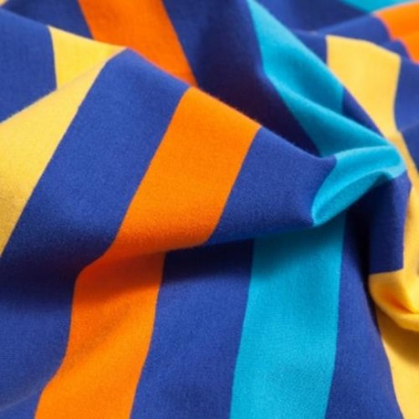 CASUAL ROUND NECK LONG SLEEVE STRIPE PATTERN BOYS T-SHIRT (ORANGE)