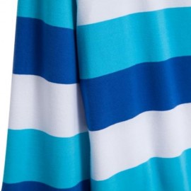 CASUAL ROUND NECK LONG SLEEVE STRIPE PATTERN BOYS T-SHIRT (BLUE)