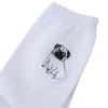CASUAL DOG CARTOON EMBROIDERY PATTERNS MEN WOMEN COUPLES SOFT SOCKS (#6)