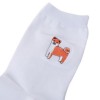CASUAL DOG CARTOON EMBROIDERY PATTERNS MEN WOMEN COUPLES SOFT SOCKS (#4)