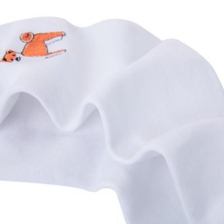 CASUAL DOG CARTOON EMBROIDERY PATTERNS MEN WOMEN COUPLES SOFT SOCKS (#4)