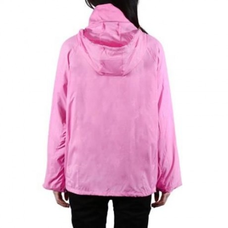 CYCLING RUNNING HIKING JACKET OUTDOOR CLOTHES WINDPROOF RAIN COAT (PINK)