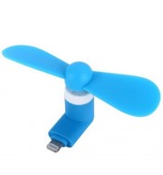 FASHIONABLE 8 PIN INTERFACE CARRY-ON AIR FAN (BLUE)