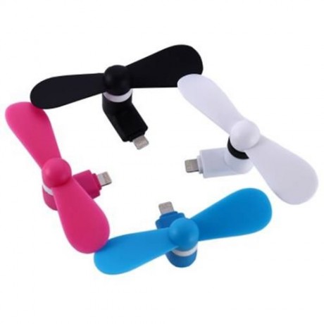 FASHIONABLE 8 PIN INTERFACE CARRY-ON AIR FAN (BLUE)