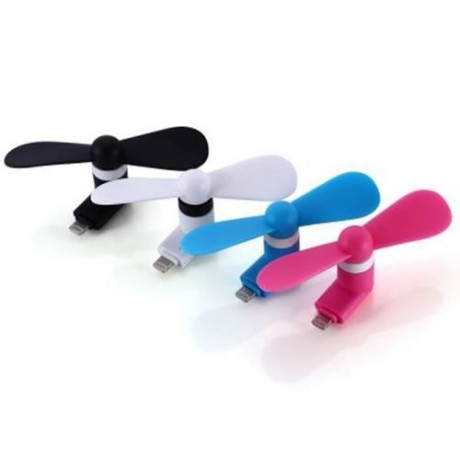 FASHIONABLE 8 PIN INTERFACE CARRY-ON AIR FAN (DEEP PINK)