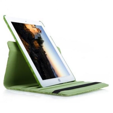 ULTRA SLIM WAKE SLEEP 360 ROTATION MAGNETIC PU LEATHER SMART COVER CASE FOR IPAD 2 3 4 (GR