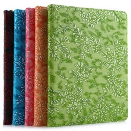 ULTRA SLIM WAKE SLEEP 360 ROTATION MAGNETIC PU LEATHER SMART COVER CASE FOR IPAD 2 3 4 (GR