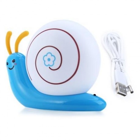 LOVELY LED SNAIL LAMP BED LIGHT HOME DECORATION (BLUE)