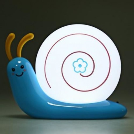 LOVELY LED SNAIL LAMP BED LIGHT HOME DECORATION (BLUE)