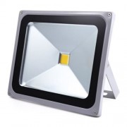 AC 85-265V 50W ( TRUE 35W ) OUTDOOR LED FLOOD LAMP GRAY CASE BRIGHT SLIM SPOTLIGHT (WARM W