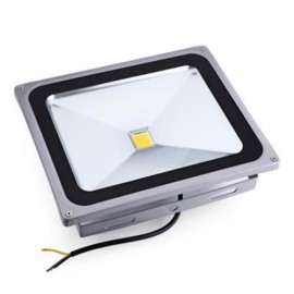 AC 85-265V 50W ( TRUE 35W ) OUTDOOR LED FLOOD LAMP GRAY CASE BRIGHT SLIM SPOTLIGHT (WARM W