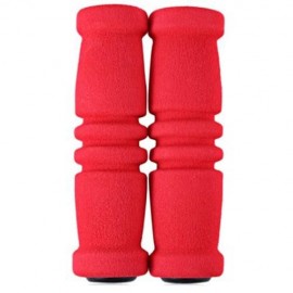 1 PAIR SPONGE MTB BIKE BICYCLE HANDLEBAR COVER (RED)