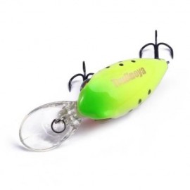 DW40 32MM TRULINOYA BARE KING MINI FISHING LURE HARD BAIT WITH HOOK FISHING GEAR (WHITE AN