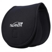 TRULINOYA SPINNING WHEEL BAG FISHING REEL PROTECTIVE COVER (BLACK)