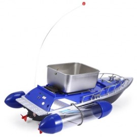 MINI RC WIRELESS 200M FISHING LURE BAIT BOAT FOR FINDING FISH (BLUE)