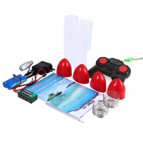 MINI RC WIRELESS 200M FISHING LURE BAIT BOAT FOR FINDING FISH (RED)