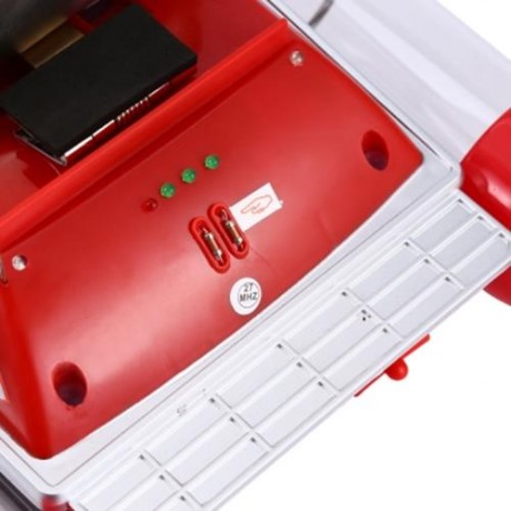 MINI RC WIRELESS 200M FISHING LURE BAIT BOAT FOR FINDING FISH (RED)