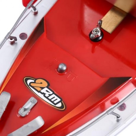 MINI RC WIRELESS 200M FISHING LURE BAIT BOAT FOR FINDING FISH (RED)