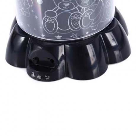 AUTO ROTATE AMAZING BRIGHT STAR PROJECTOR LED SKY STARRY NIGHT LIGHT LAMP (LITTLE BEAR)