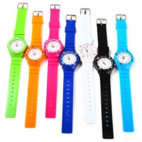 SKMEI 1043 CHILDREN QUARTZ WATCH PU STRAP WRISTWATCH 50M WATER RESISTANCE FOR KID (LIGHT B