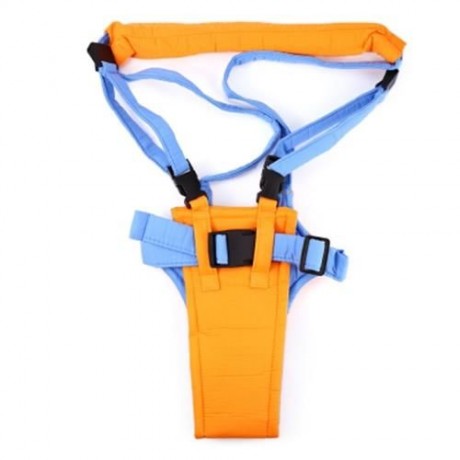 BABY TODDLER INFANT KID STRAP BELT LEARN TO WALK ASSISTANT HELPER HARNESS KEEPER (YELLOW)