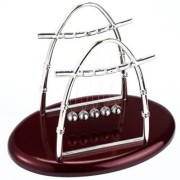 H51S NEWTON CRADLE BALANCE BALLS DESKTOP PLAYING TOY SCIENCE PENDULUM (AS THE PICTURE)