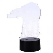 USB 3D OPTICAL ILLUSION MILLENNIUM IMPERIAL WALKER AT-AT LAMP MOOD LIGHT (TRANSPARENT)
