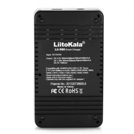 LIITOKALA LII - 500 MULTIFUNCTIONAL BATTERY CHARGER WITH 4 CHANNEL LCD DISPLAY (BLACK)