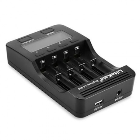 LIITOKALA LII - 500 MULTIFUNCTIONAL BATTERY CHARGER WITH 4 CHANNEL LCD DISPLAY (BLACK)