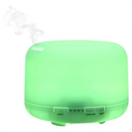 7 COLOR CHANGING LIGHT 500ML DIFFUSER FOR HOME OFFICE (WHITE)