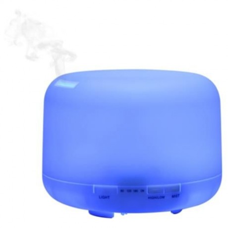7 COLOR CHANGING LIGHT 500ML DIFFUSER FOR HOME OFFICE (WHITE)