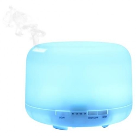 7 COLOR CHANGING LIGHT 500ML DIFFUSER FOR HOME OFFICE (WHITE)