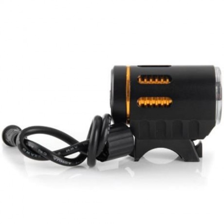 DARK KNIGHT K2F 2 X CREE XML-T6 LED BIKE HEADLIGHT BICYCLE LIGHT - 2400LM 7000K (GOLDEN)