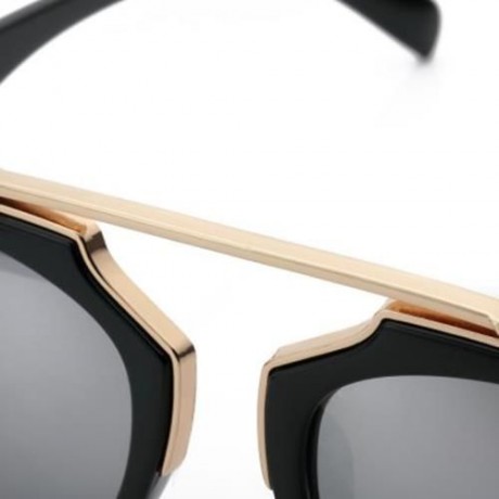 FASHION VINTAGE  ANTI-UV OUTDOOR SUNGLASSES WITH METAL FRAME (#5)