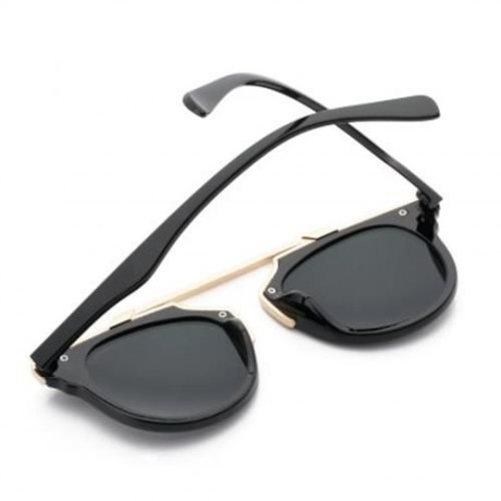 FASHION VINTAGE  ANTI-UV OUTDOOR SUNGLASSES WITH METAL FRAME (#4)
