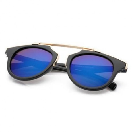 FASHION VINTAGE  ANTI-UV OUTDOOR SUNGLASSES WITH METAL FRAME (#1)