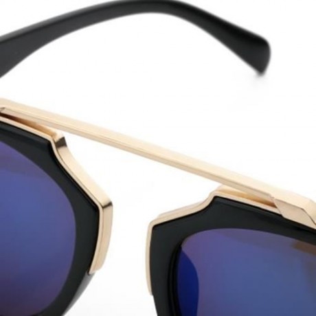 FASHION VINTAGE  ANTI-UV OUTDOOR SUNGLASSES WITH METAL FRAME (#1)