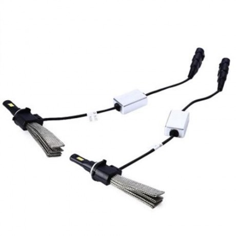 2PCS 360 DEGREE BEAM ANGLE 9006 CREE LED HEADLIGHTS KIT 3200LM BULBS WITH TINNED COPPER BR