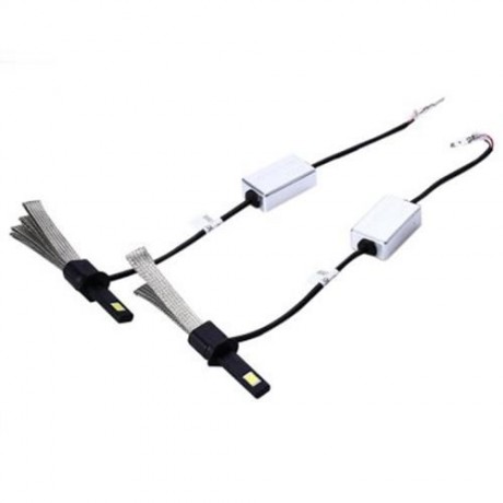 2PCS 360 DEGREE BEAM ANGLE H1 CREE LED HEADLIGHTS KIT 3200LM BULBS WITH TINNED COPPER BRAI