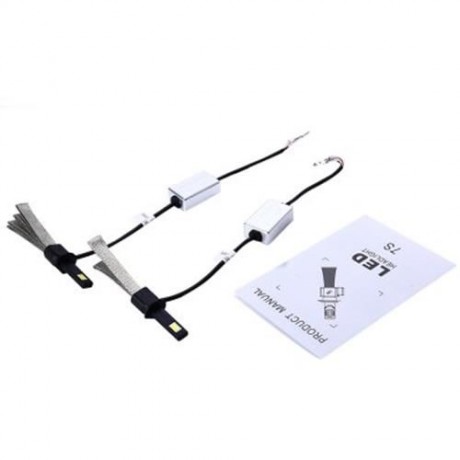 2PCS 360 DEGREE BEAM ANGLE H1 CREE LED HEADLIGHTS KIT 3200LM BULBS WITH TINNED COPPER BRAI